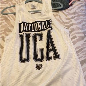 varsity spirit uca nationals jersey tank top nwot